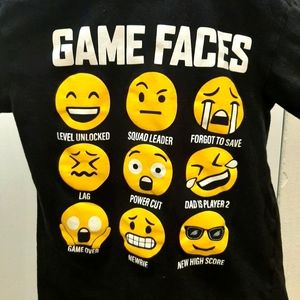 Boys "Game Faces" T-shirt M(7-8)